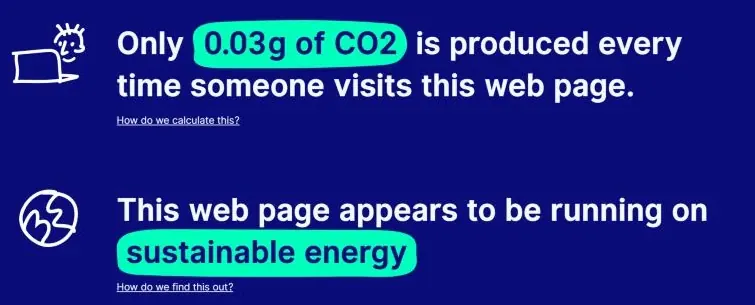 Konkret statt „grün“: 0,03 g CO₂ pro Aufruf, und Website Carbon erkennt für memedia.de Strom aus erneuerbaren Quellen