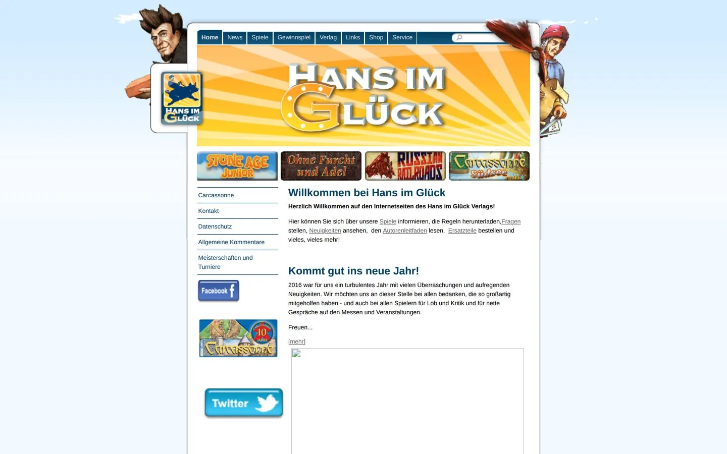 Screenshot hans-im-glueck.de